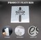 10 PCS Christian Faith Stencils for Painting – Reusable Bible Verse & Inspirational Quote Templates for Wood Signs, Walls, Canvas, Furniture, Porch & DIY Home Decor (8 x 8 Inch)
